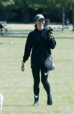 CHRISTINA LAMPARD Out with her Dog at a Park in London 06/09/2020