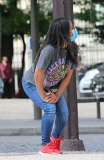 CHRISTINA MILIAN and Matt Pokora on Holiday in Paris 06/29/2020