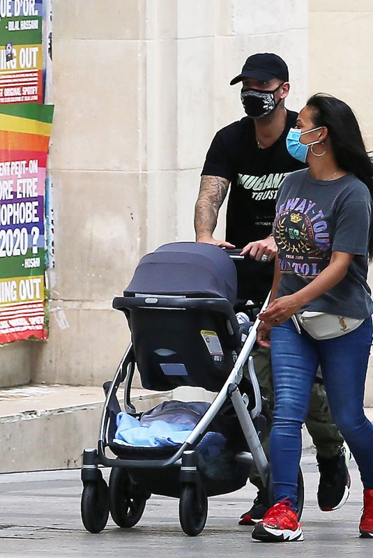 CHRISTINA MILIAN and Matt Pokora on Holiday in Paris 06/29/2020