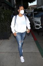 CHRISTINA MILIAN Wearing a Mask at Madeo Restaurant in Beverly Hills 06/17/2020