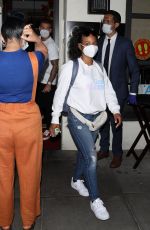 CHRISTINA MILIAN Wearing a Mask at Madeo Restaurant in Beverly Hills 06/17/2020