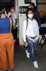 CHRISTINA MILIAN Wearing a Mask at Madeo Restaurant in Beverly Hills 06/17/2020