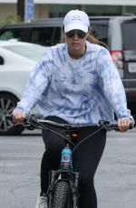 CHRISTINA SCHWARZENEGGER Out Riding a Bike in Brentwood 06/16/2020