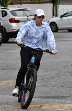 CHRISTINA SCHWARZENEGGER Out Riding a Bike in Brentwood 06/16/2020
