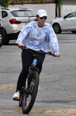 CHRISTINA SCHWARZENEGGER Out Riding a Bike in Brentwood 06/16/2020