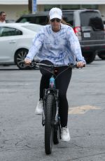 CHRISTINA SCHWARZENEGGER Out Riding a Bike in Brentwood 06/16/2020
