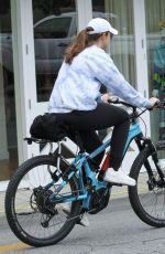 CHRISTINA SCHWARZENEGGER Out Riding a Bike in Brentwood 06/16/2020