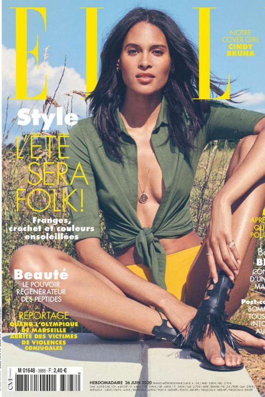 CINDY BRUNA in Elle Magazine, France June 2020