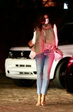 CINDY CRAWFORD in Denim at Soho House in Malibu 06/17/2020