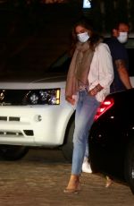 CINDY CRAWFORD in Denim at Soho House in Malibu 06/17/2020