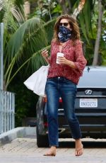 CINDY CRAWFORD Leaves Cafe Habana in Malibu 06/01/2020