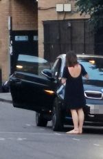 CLAIRE FOY Leaves Old Vic Theatre in London 06/27/2020