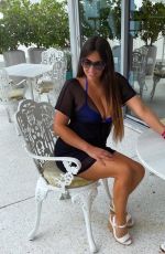 CLAUDIA ROMANI at Faena Hotel Spa in Miami 06/24/2020