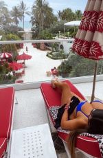 CLAUDIA ROMANI at Faena Hotel Spa in Miami 06/24/2020