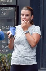 COLEEN ROONEY at Cafe Nero in Cheshire 06/26/2020