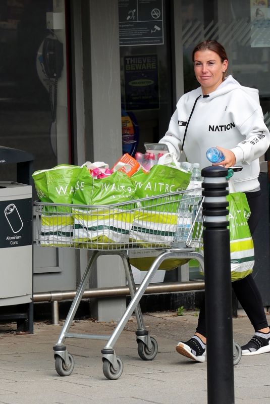 COLEEN ROONEY Shopping at Waitrose Supermarket in Cheshire 06/09/2020