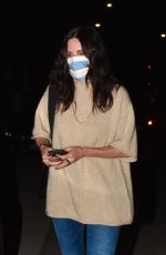 COURTENEY COX at Giorgio Baldi in Santa Monica 06/24/2020