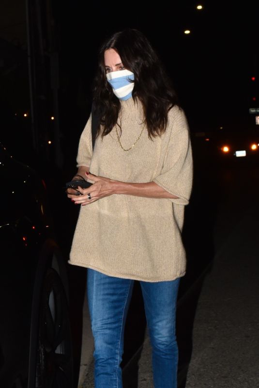 COURTENEY COX at Giorgio Baldi in Santa Monica 06/24/2020
