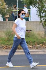 COURTENEY COX Wearing a Mask at Farmers Market in Malibu 06/21/2020