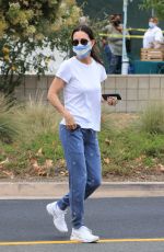 COURTENEY COX Wearing a Mask at Farmers Market in Malibu 06/21/2020