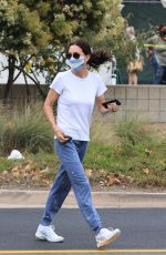 COURTENEY COX Wearing a Mask at Farmers Market in Malibu 06/21/2020