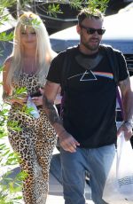COURTNEY STODDEN and Brian Austin Green Out for Lunch in Los Angeles 06/13/2020