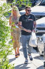 COURTNEY STODDEN and Brian Austin Green Out for Lunch in Los Angeles 06/13/2020