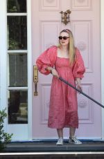 DAKOTA FANNING Leaves Her New Home in Los Angeles 06/12/2020