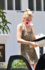 DAKOTA FANNING Out Shopping in Los Angeles 06/19/2020