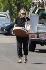 DAKOTA FANNING Shopping at a Plant Nursery in Los Angeles 06/04/2020