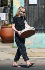 DAKOTA FANNING Shopping at a Plant Nursery in Los Angeles 06/04/2020
