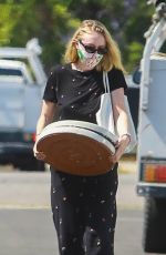 DAKOTA FANNING Shopping at a Plant Nursery in Los Angeles 06/04/2020