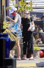 DAKOTA FANNING Shopping at a Plant Nursery in Los Angeles 06/04/2020