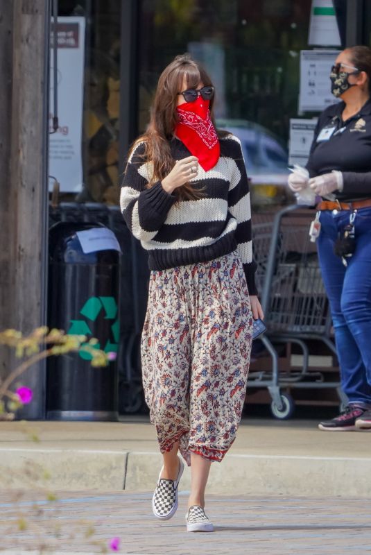 DAKOTA JOHNSN Out Shopping in Malibu 06/28/2020
