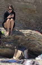 DAKOTA JOHNSON and Chris Martin at a Beach in Malibu 06/13/2020