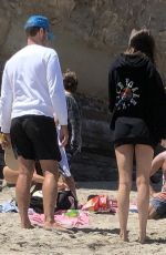 DAKOTA JOHNSON and Chris Martin at a Beach in Malibu 06/13/2020