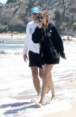 DAKOTA JOHNSON and Chris Martin at a Beach in Malibu 06/13/2020