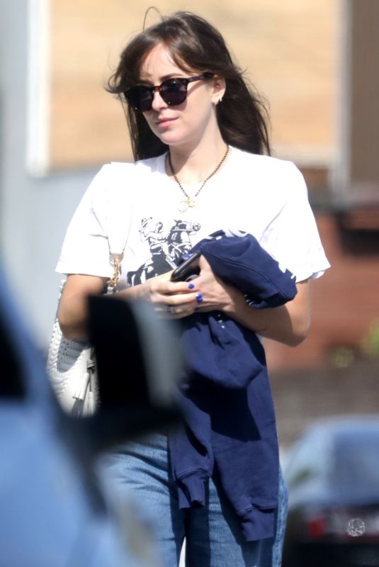 DAKOTA JOHNSON Out and About in Los Angeles 06/19/2020