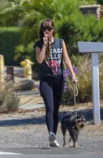DAKOTA JOHNSON Out with Her Dog in Malibu 06/26/2020