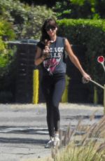 DAKOTA JOHNSON Out with Her Dog in Malibu 06/26/2020