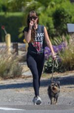 DAKOTA JOHNSON Out with Her Dog in Malibu 06/26/2020