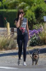 DAKOTA JOHNSON Out with Her Dog in Malibu 06/26/2020