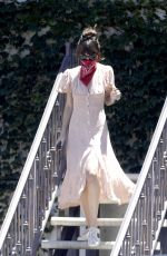 DAKOTA JOHNSON Wearing Bandana Mask Out in Los Angeles 06/11/2020