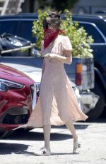 DAKOTA JOHNSON Wearing Bandana Mask Out in Los Angeles 06/11/2020