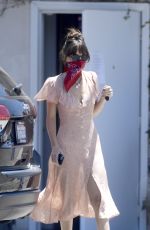 DAKOTA JOHNSON Wearing Bandana Mask Out in Los Angeles 06/11/2020