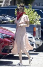 DAKOTA JOHNSON Wearing Bandana Mask Out in Los Angeles 06/11/2020