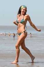 DANIELLE LLOYD in Bikini at Weston Supermare Beach 06/25/2020