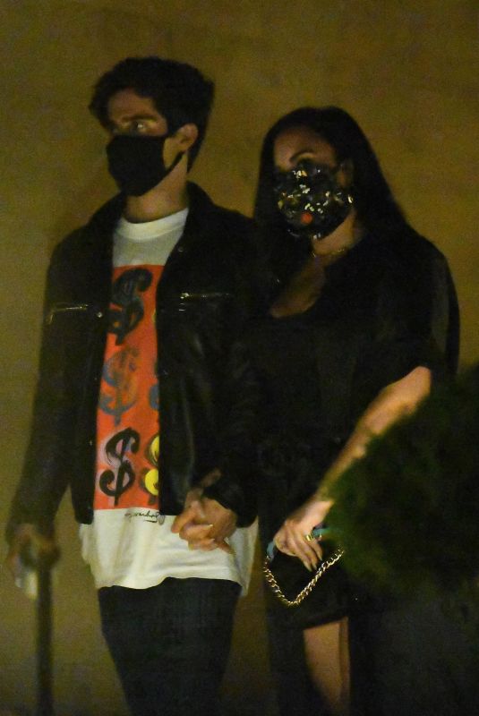 DEMI LOVATO and Max Henrich Leaves Nobu in Malibu 06/19/2020