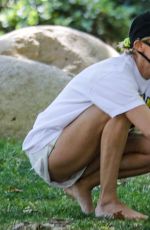DIANE KRUGER at a Park in Beverly Hills 06/14/2020