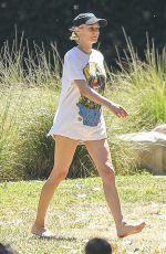DIANE KRUGER at a Park in Beverly Hills 06/14/2020